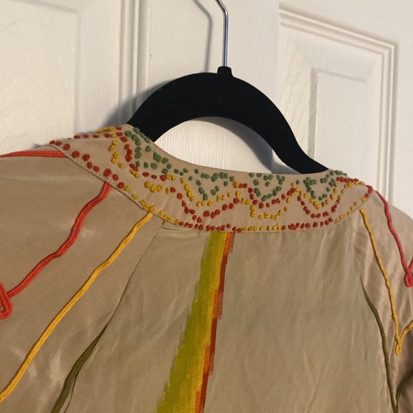 Extremely RARE Sample Sale Rasta Rainbow L.A.M.B. Silk Dress - Picture 11 of 13